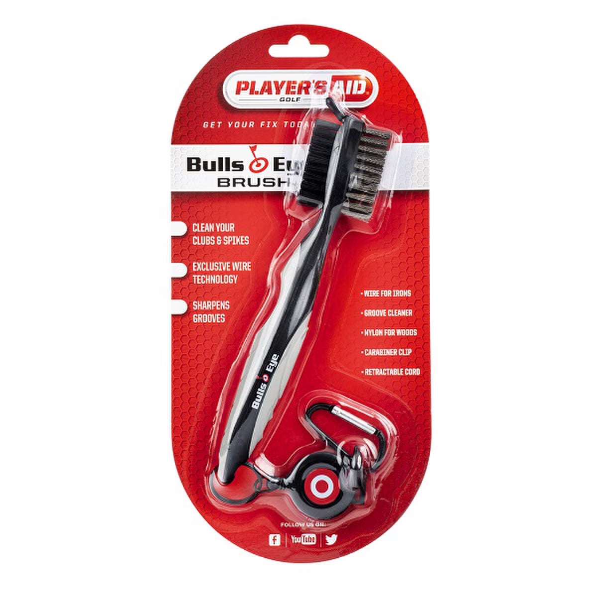 Player's Aid Bulls-Eye Brush - Case of 12