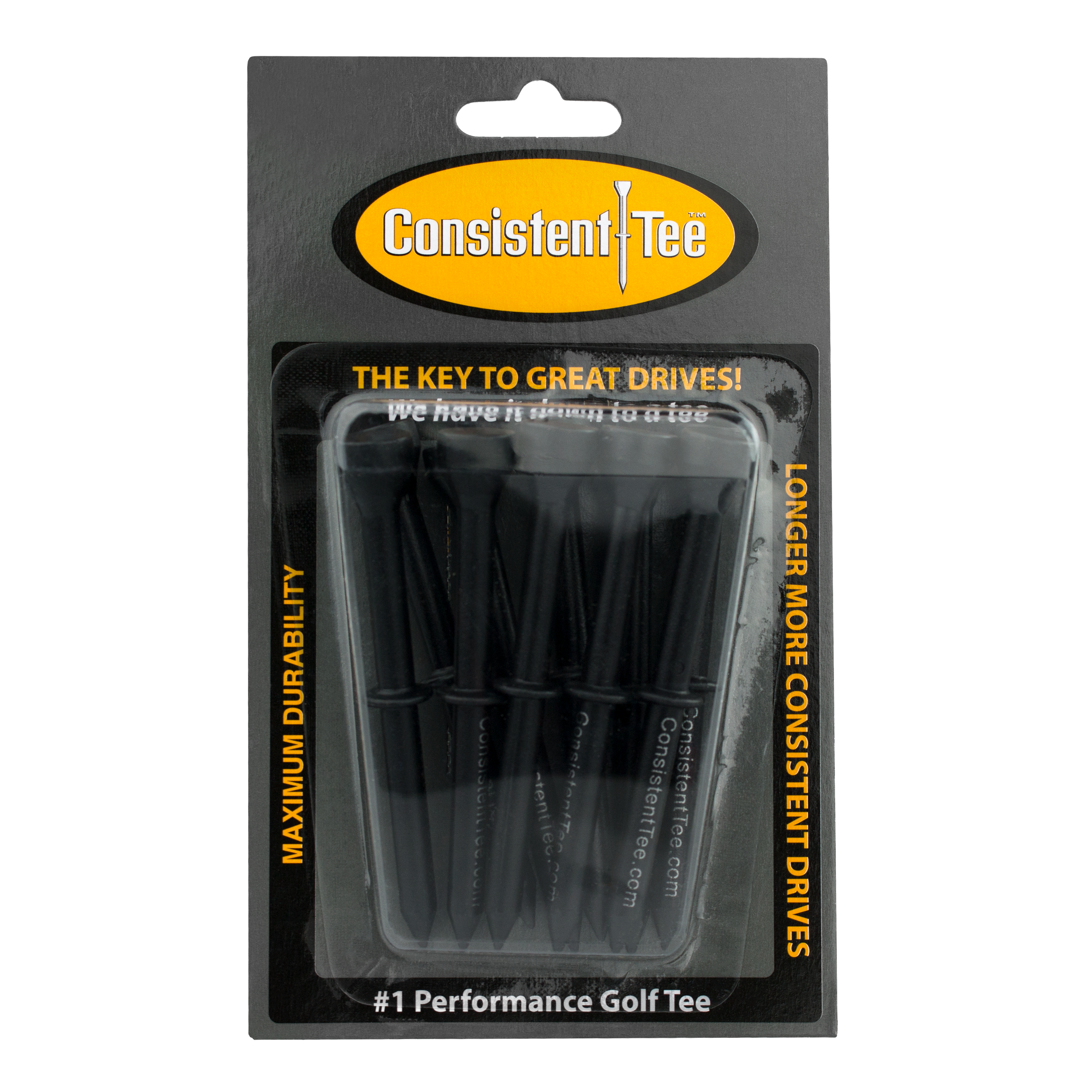 Consistent Tee 3-1/4" Blister Pack - Case of 12