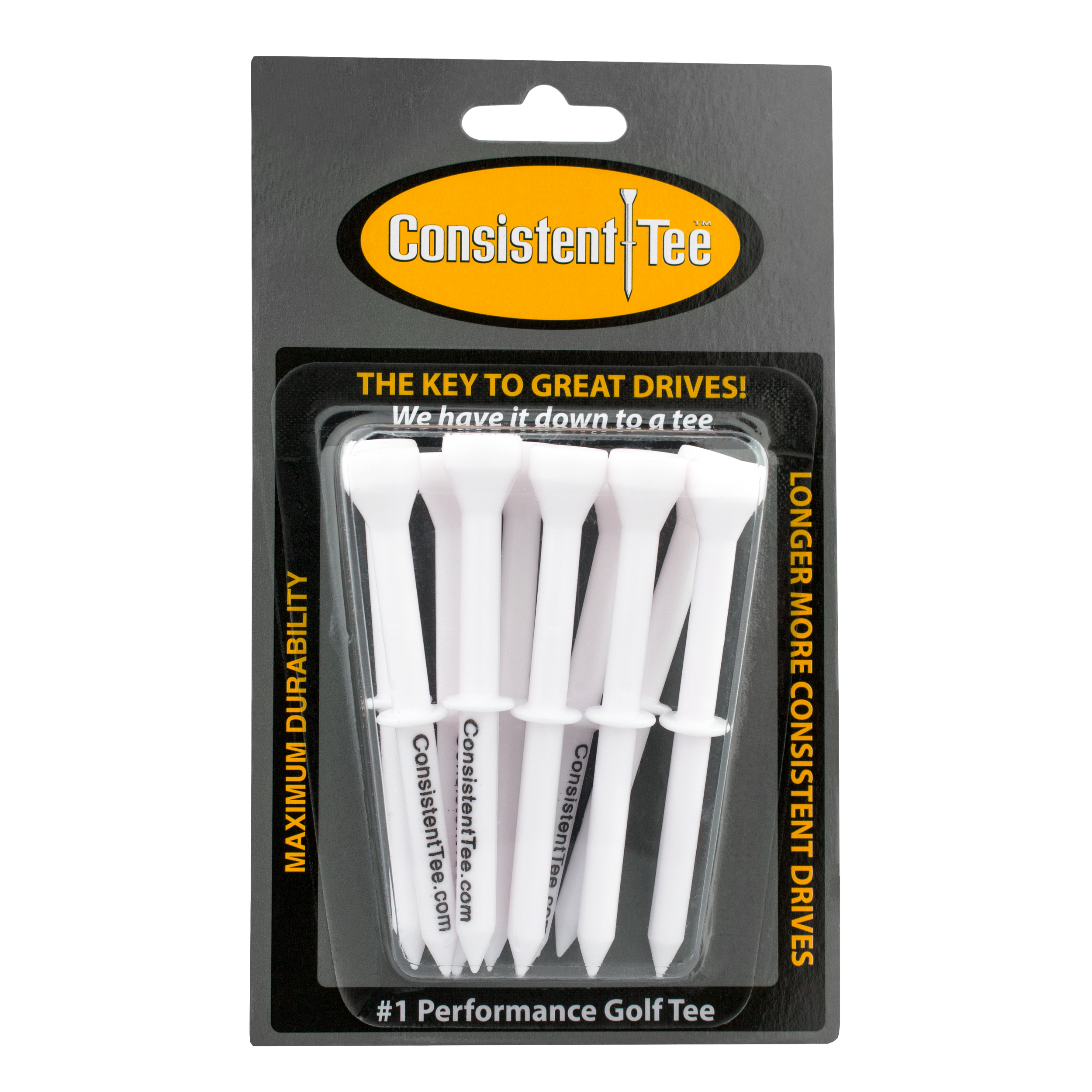 Consistent Tee 3-1/4" Blister Pack - Case of 12