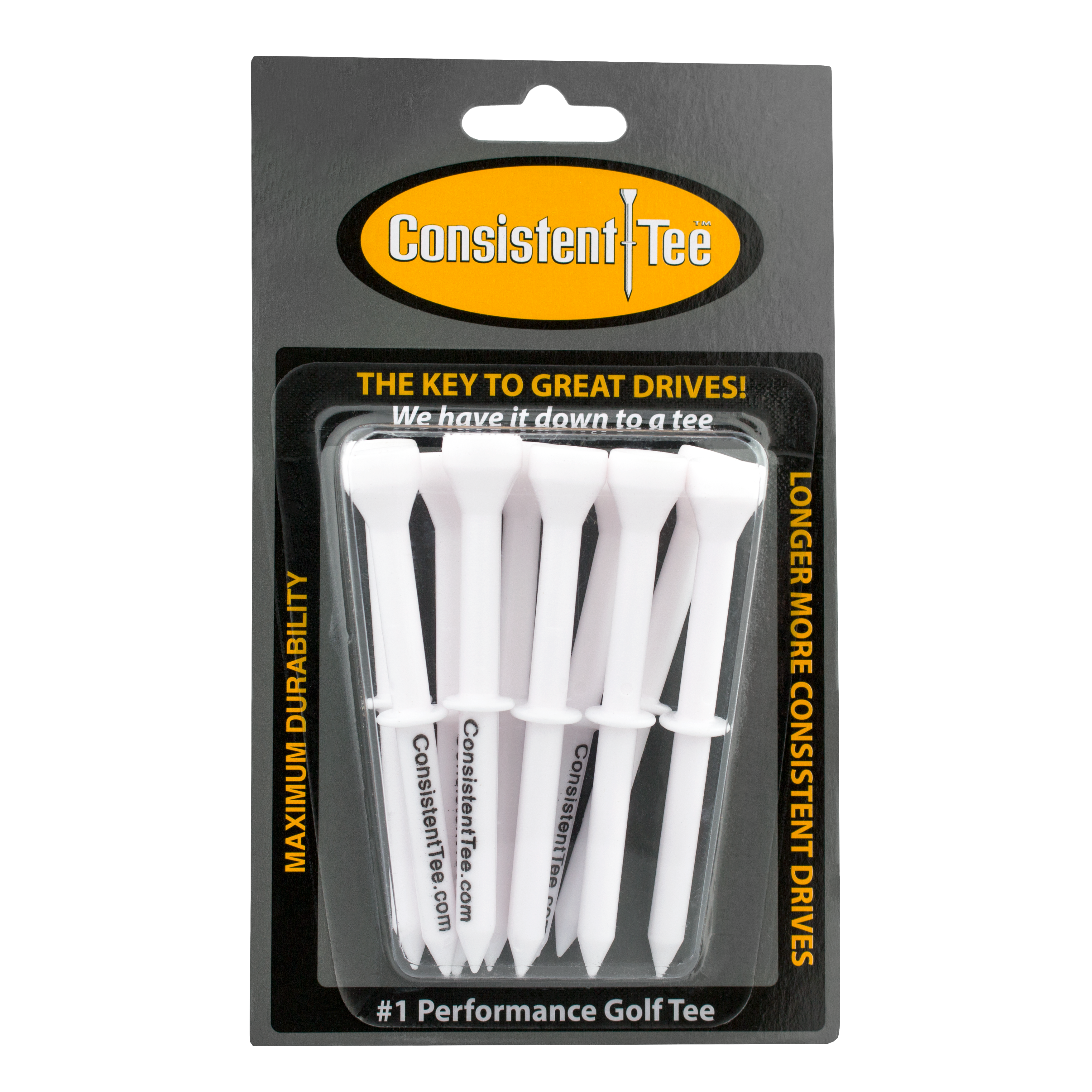 Consistent Tee 3-1/4" Blister Pack - Case of 12