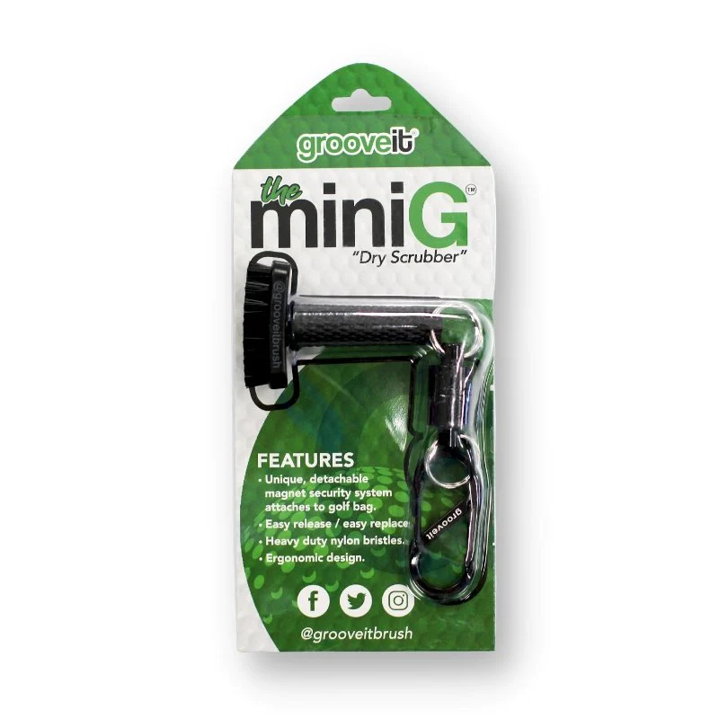 Grooveit Mini G "Dry Scrubber" Golf Club Brush - Case of 12