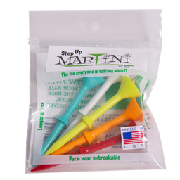 Martini Tee Step-Up Packaged Tees - Case of 12