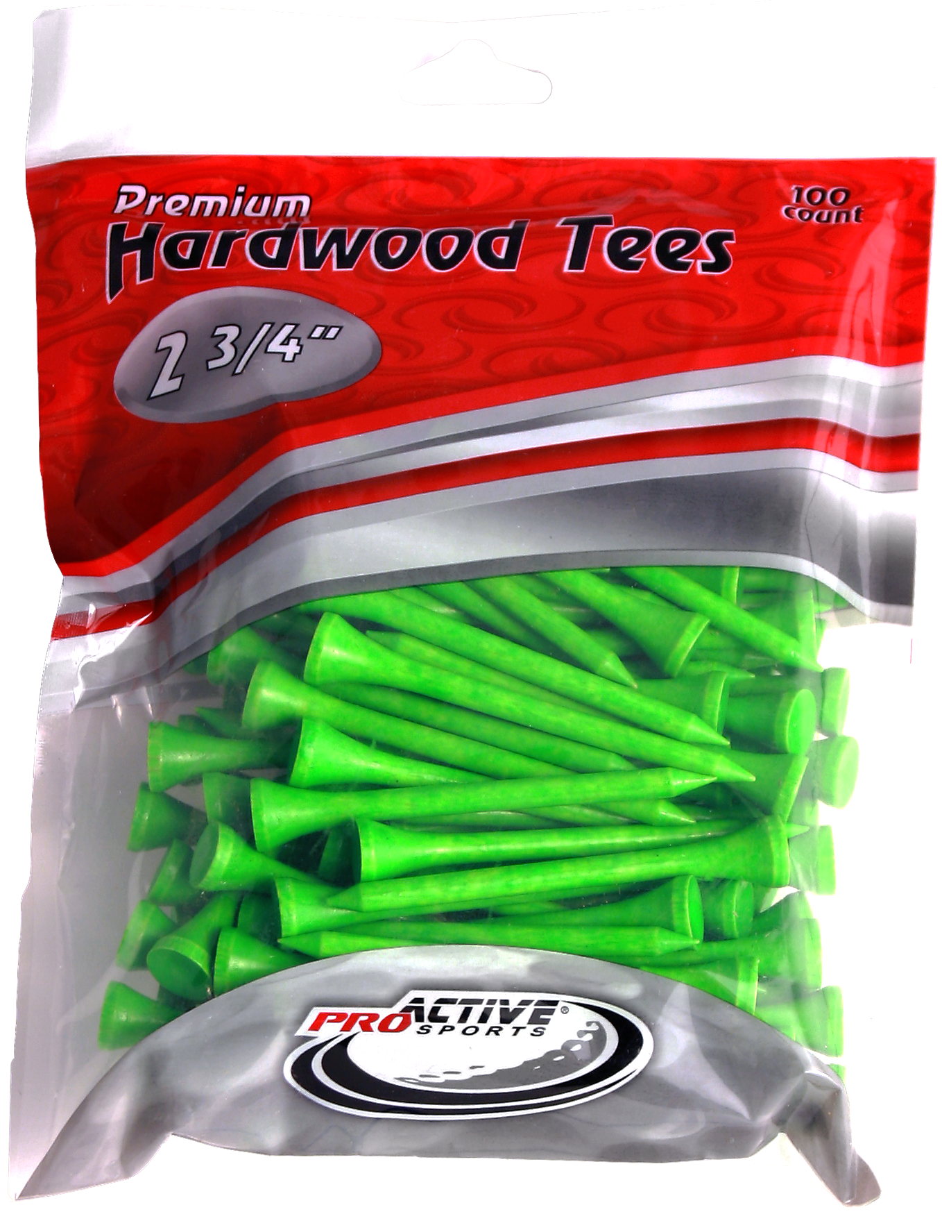 ProActive Sports Standard Wood Tees - Case of 72