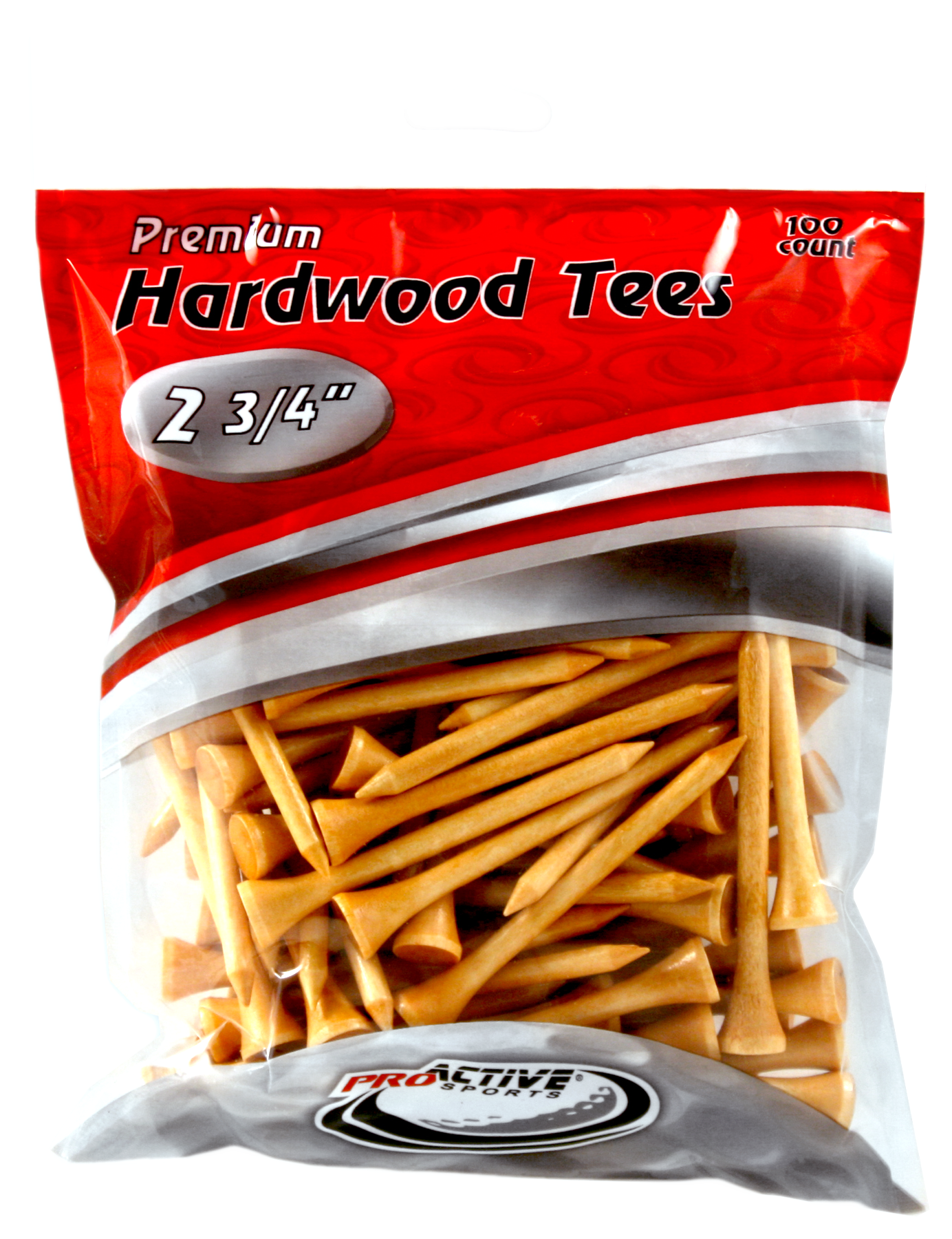ProActive Sports Standard Wood Tees - Case of 72