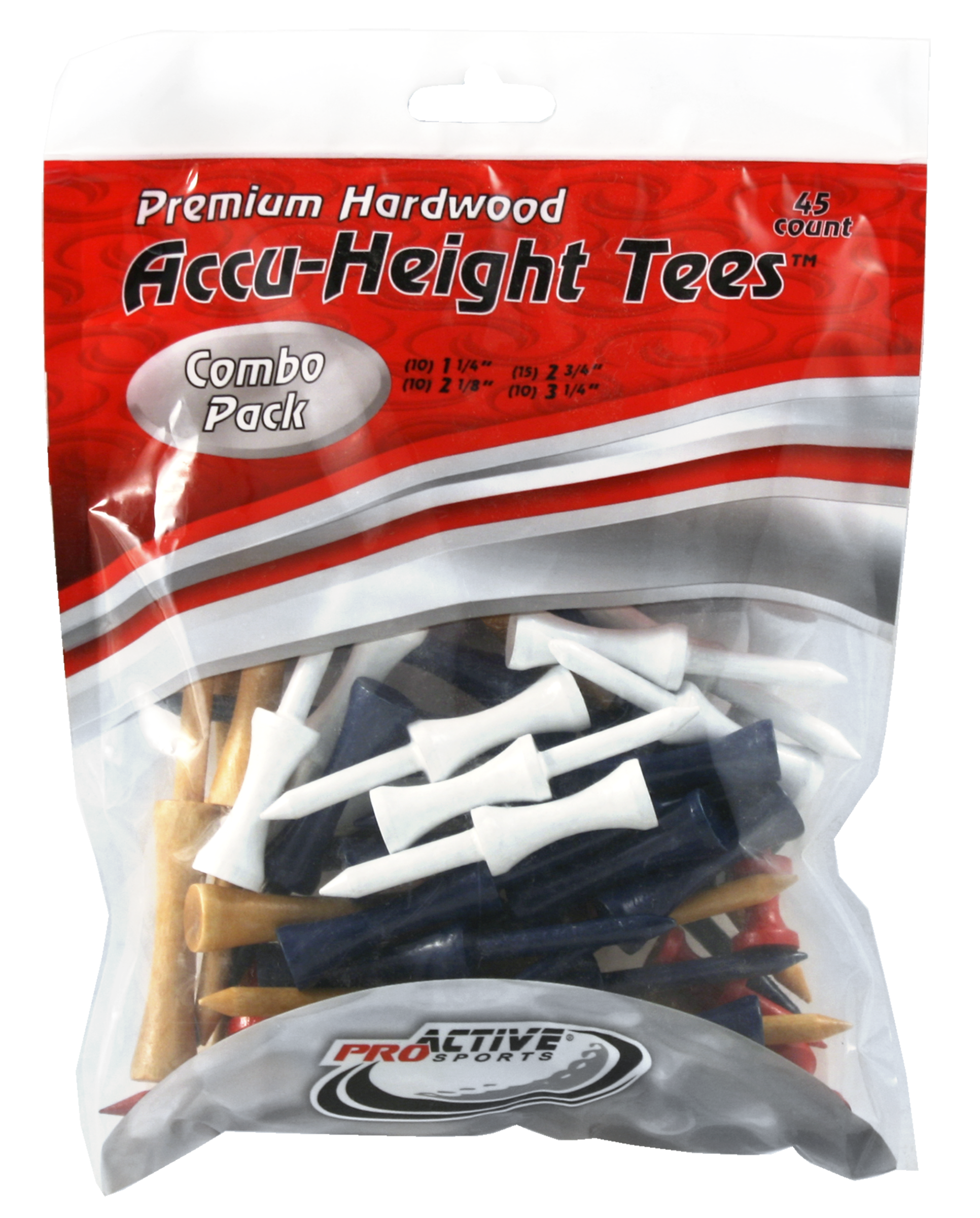 ProActive Sports Accu-Height Tees - Case of 12